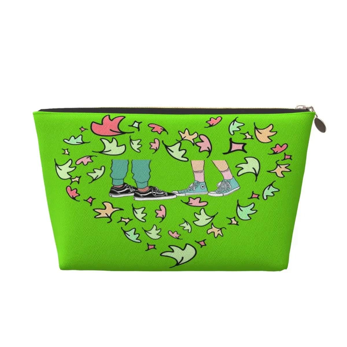 Custom Heartstopper Leaves Travel Cosmetic Bag Women Charlie And Nick Toiletry Makeup Organizer Lady Beauty Storage Dopp Kit