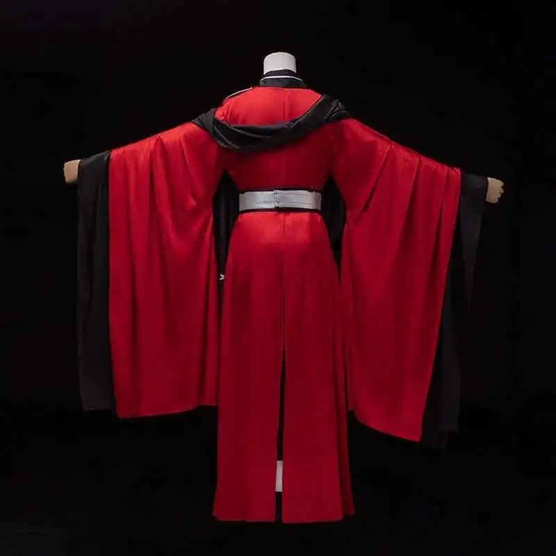 Cos TGCF Tian Guan Ci Fu Huacheng Costume Cosplay Guiwang Huacheng Han Stile Abbigliamento Sanlang Rosso Intrattenimento Musiche E Canzoni Vestito Costume Cinese