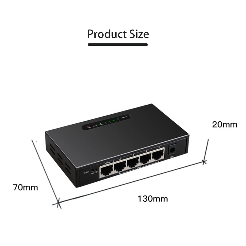 ゲーム ネットワーク スイッチ VLAN 機能 スプリッター エクステンダー 5 ポート POE ギガビット スイッチ RJ45 ハブ 10/1001000Mbps インターネット スプリッター アダプター