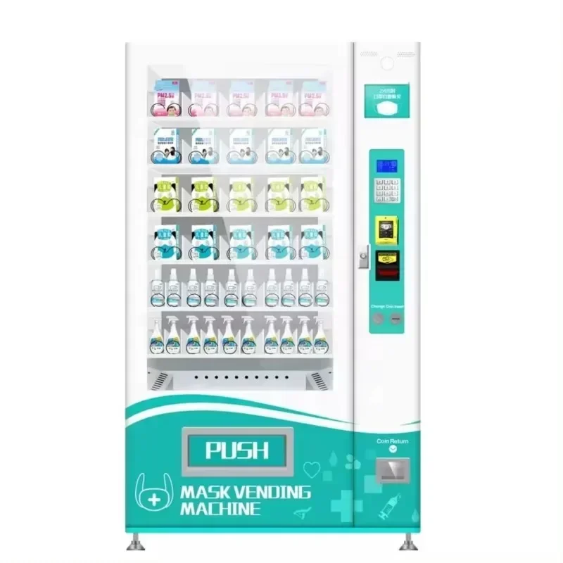 

Hot Sale Mascarilla Customized Medical Vending Machine 24 Hours Self-service Maschere Vending Machine Maskeler