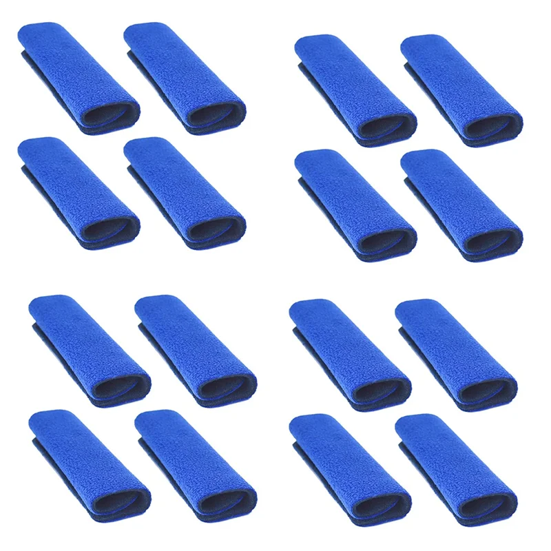 

M18K-16Packs Чехлы на ремни CPAP Расходные материалы для CPAP Аксессуары, удобные подушечки для ремней, мягкий флисовый чехол для маски для лица Подходит