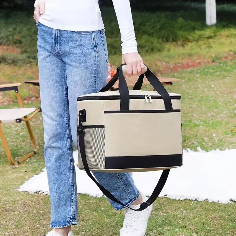 

High-capacity Outdoors Insulated Lunch Bag Thermal Food Beverage for Picnic Outdoor Large Capacity Bag Picnic Bag Thickening