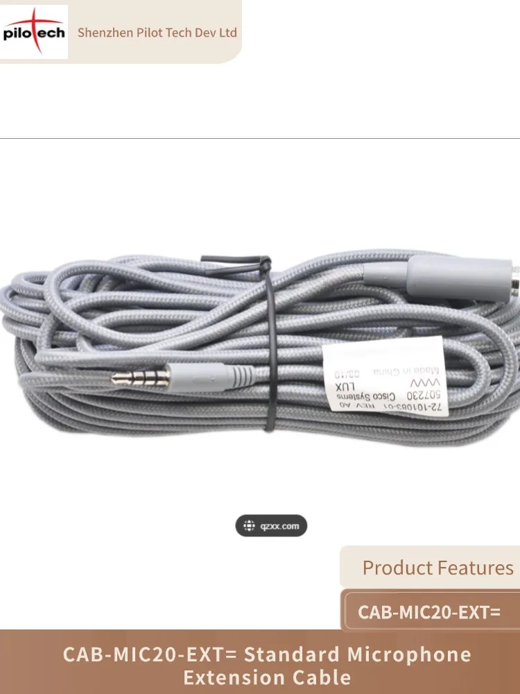 

Cab-Mic20-Ext= Standard Microphone Extension Cable