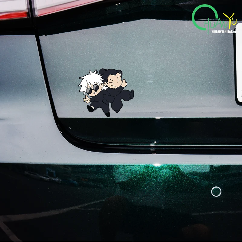 Anime car decal fuel tank cap motorcycle helmet surfboard body trunk lid window vinyl car sticker