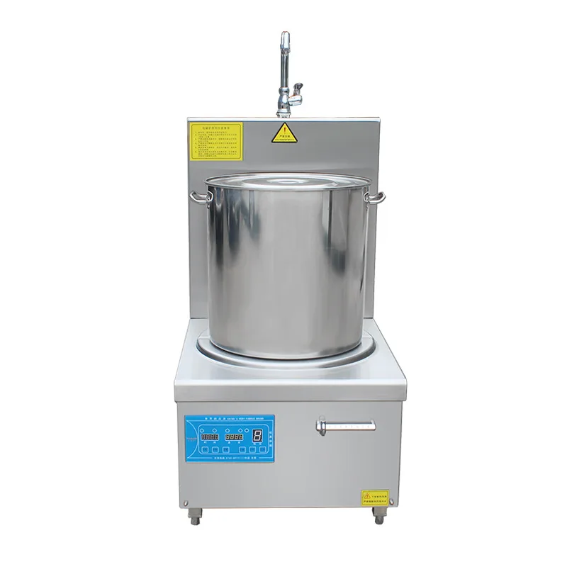 

Commercial Low Soup Stove Canteen Kitchen Equipment Single Head Low Soup Stove 220/380V Braised Electromagnetic Soup Stove