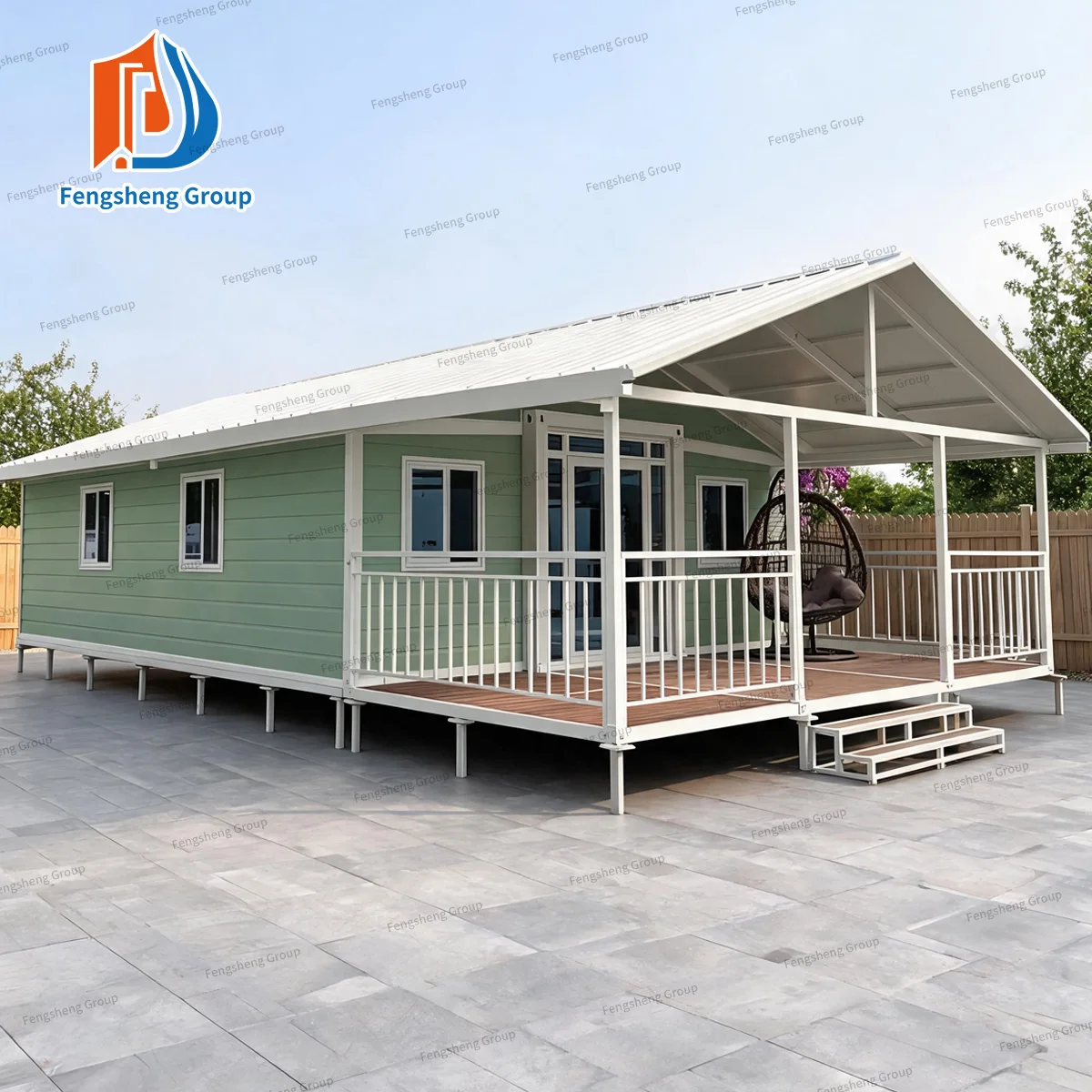 Double Wings Expandable Tiny Prefab Modular Cabin for Beach Resort Office Apartment Prefab Houses