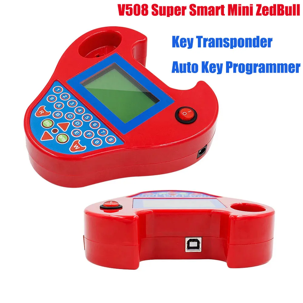 Newest V508 Super Smart Mini ZedBull Car Transponder Auto Key Programmer Tool Zed-Bull Chip Copy Read Pin Code OBD2 Car Tools