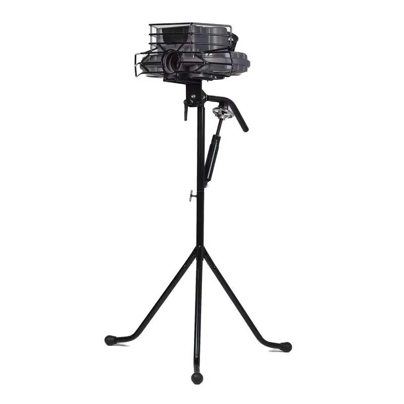 A Dual-Wheels 2 in 1 Baseball & Cricket Pitching Machine, Angle and Speed Adjustable, 30 to 95 MPH