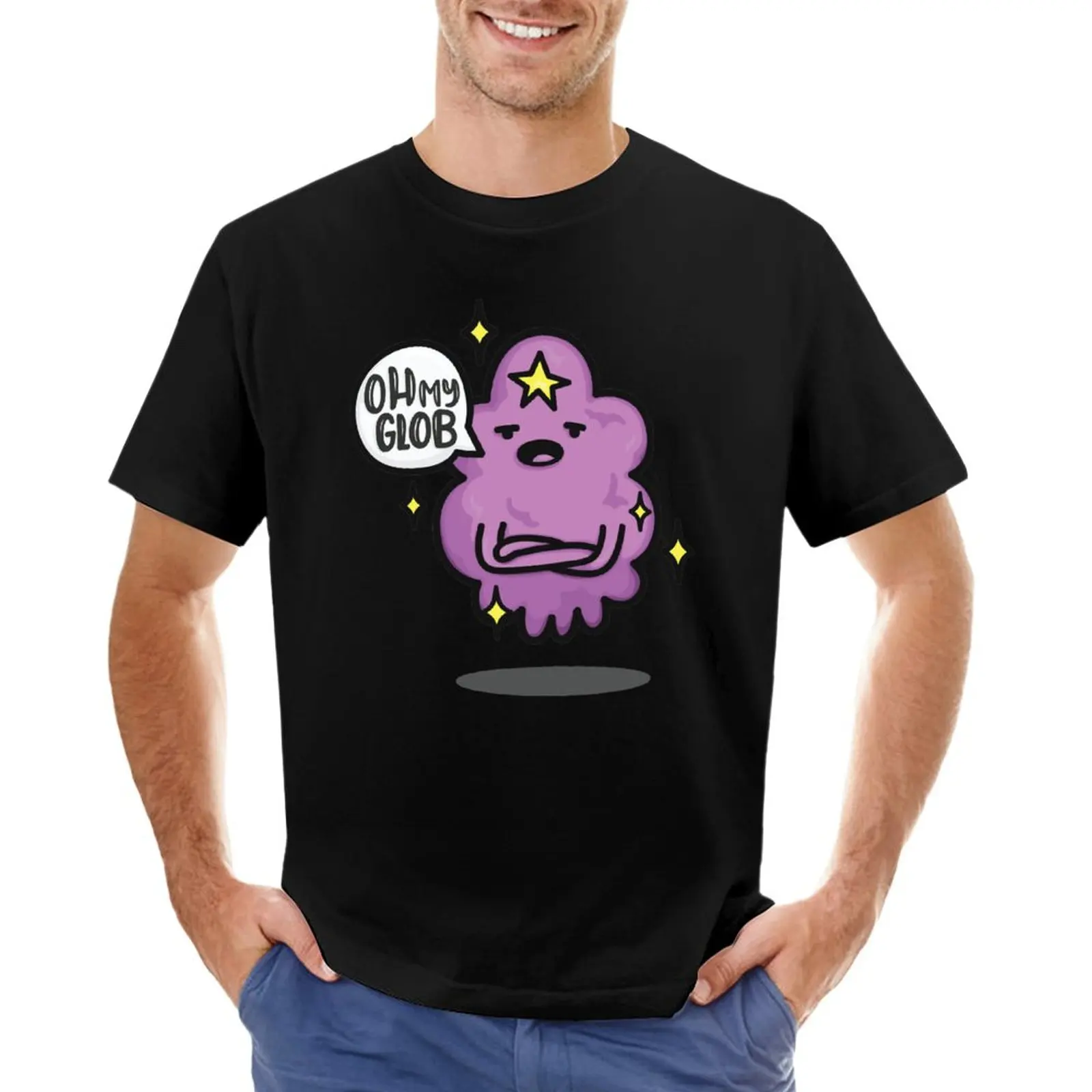 

OMG Lumpy Space Princess T-Shirt Short sleeve tee boys white t shirts sweat shirts, men