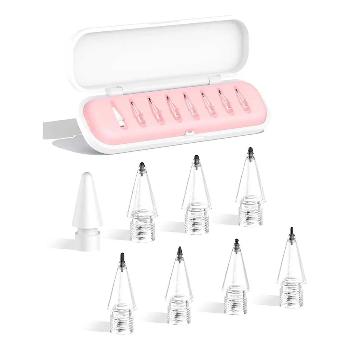 

New High-quality 8-Pack Carbon Fiber Replacement Tips for Pencil, Enhanced Nibs for & Smoothness