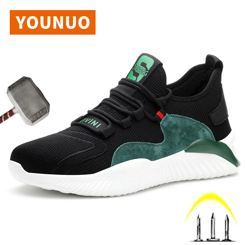 Dropshipping Men Women Work Shoes Steel Toe Cap Safety Boots European Standard Anti-smash Anti-puncture Sport Shoes Safety Shoes