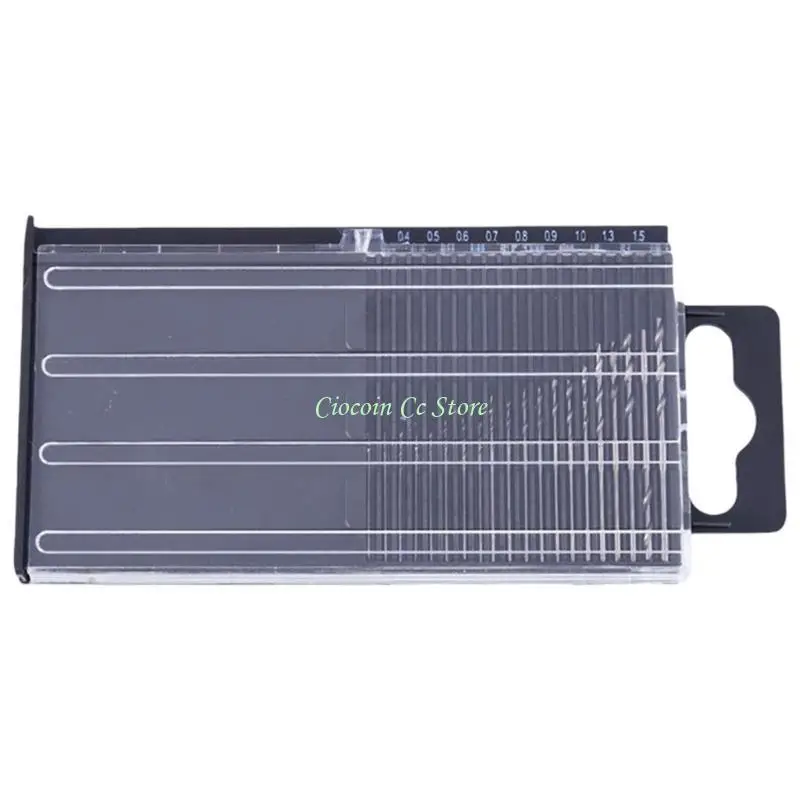 x90f 20/25pcs 정밀 목재 플라스틱 및 금속 드릴링 용 미니 트위스트 드릴 비트 세트