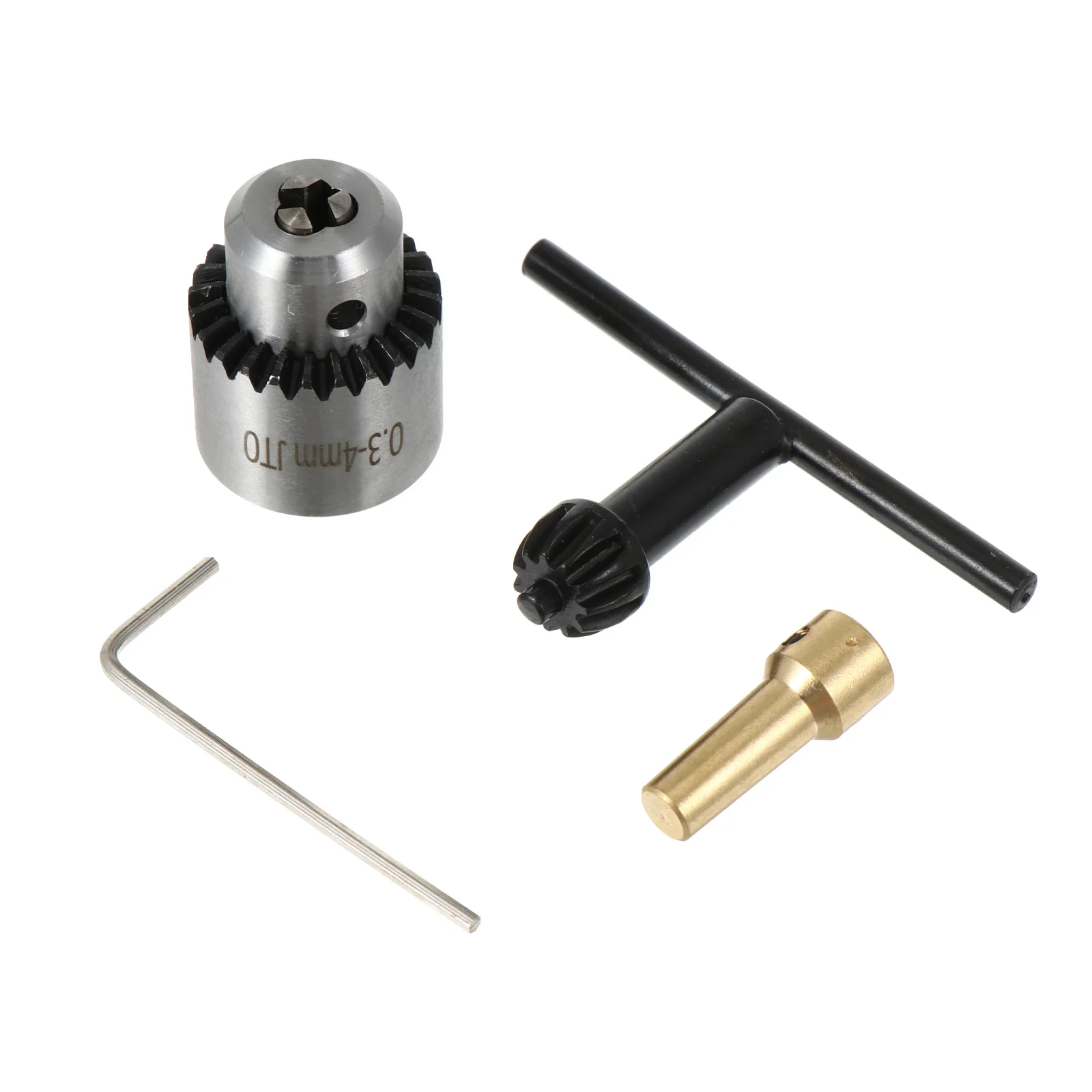 

1 Set 0.3-4Mm Electric Drill Chuck Adapter Carbon Steel Taper Hex Wrench Sleeve Driver Lathe Milling Machine Shaft