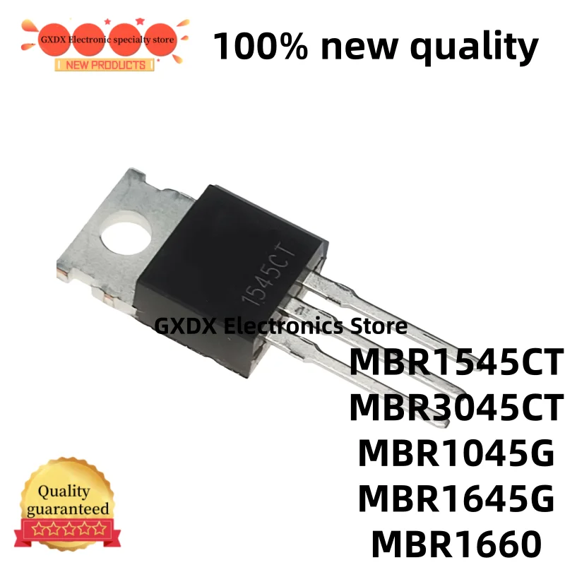 10-20pcs 100% new quality MBR1045G MBR3045CT MBR1545CT MBR1660 MBR1645G TO-220 Schottky diode new in stock