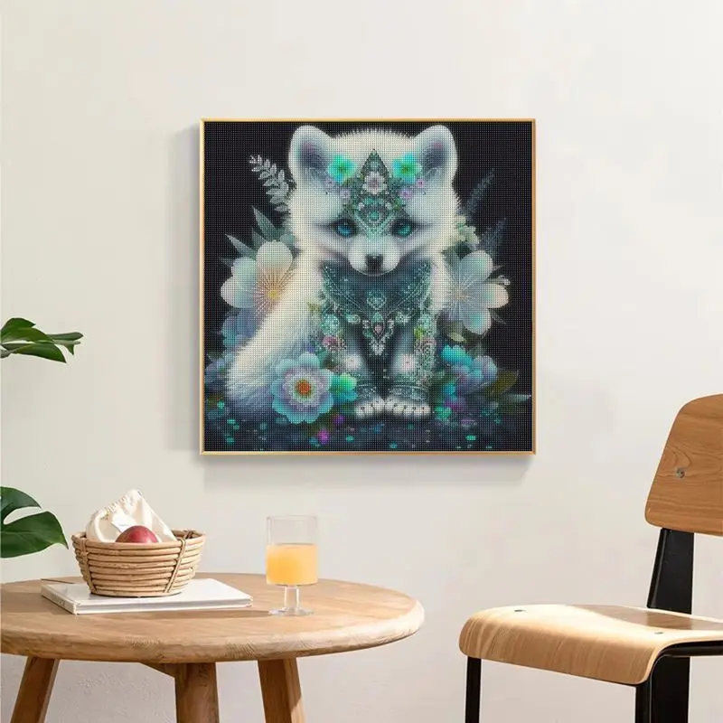 

CHENISTORY Diamond Mosaic 5D Diamond Art Painting Kits Fox Embroidery Animal Rhinestone Pictures Home Decoration