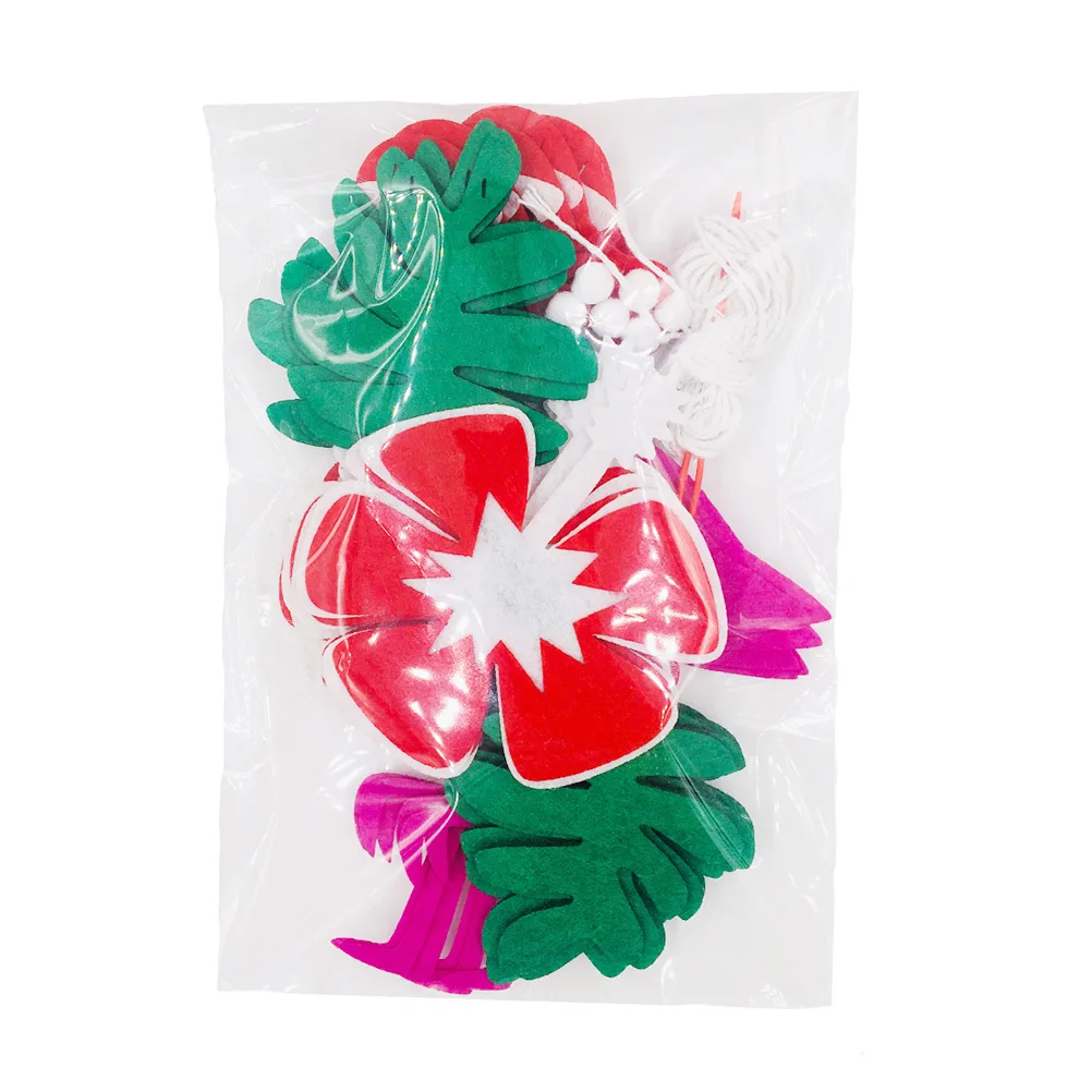 

Christmas Flamingo Pull Flag Garland Hanging Banner Party Decoration Indoor Outdoor Event Decor Supplies Bunting