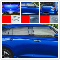 Car Styling Accessories Front Fog Light Tail Lamp Door Edge Gate Handle Bowl Rear Trunk Fuel Tank Cap For Suzuki Swift 2024 +