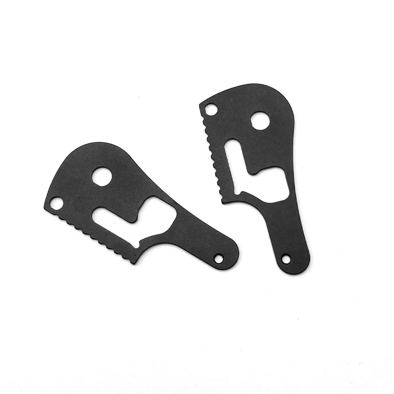 Lengüeta de bloqueo de revestimiento inoxidable 420 para BM Bugout 535, cuchillo genuino, accesorios de modificación de parche DIY, 1 par