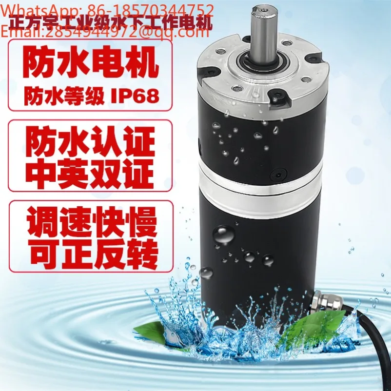 ZFY60-127 Dust-proof Deceleration DC IP68 Waterproof Motor Large Load Torque Oil-proof Underwater Motor