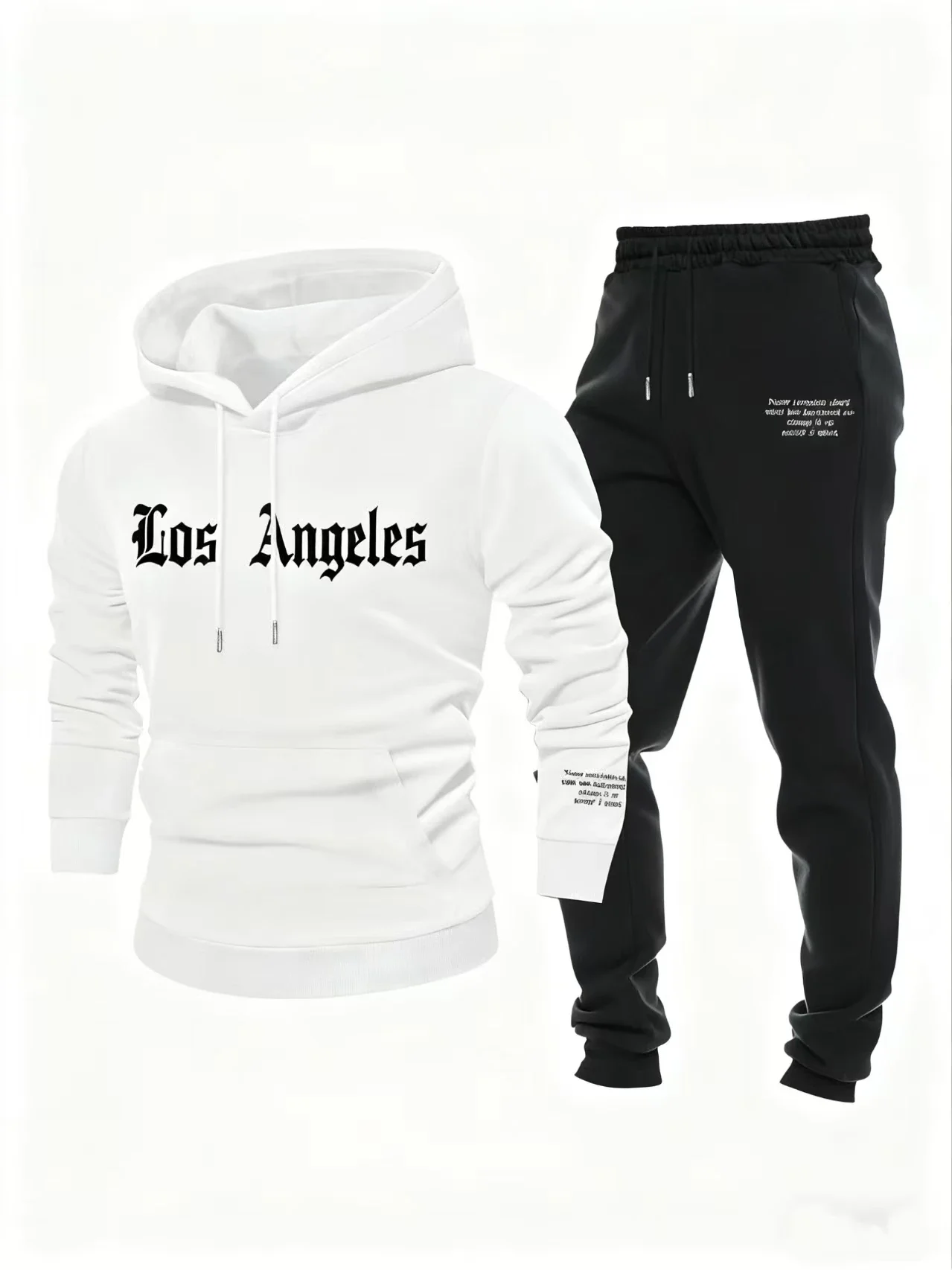 

A high-quality autumn and winter pure cotton streetwear suit with unique design from the fashion capital - Los Angeles