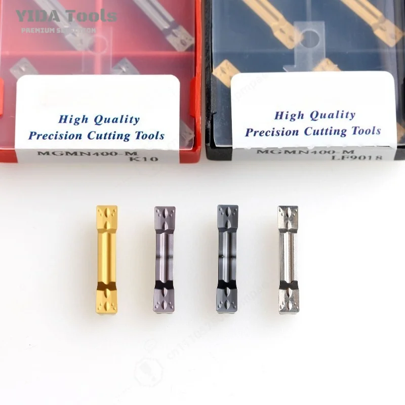 MGMN300-M LF9018 Carbide Grooving Insert, CNC Parting & Grooving Turning Blade, Lathe Indexable Tool Tip for Steel Machining
