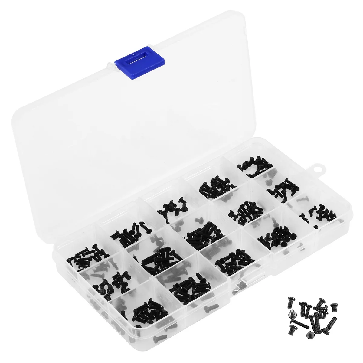 

300 Pcs Laptop Repair Kit +computer Screws Assortment Case Black Electricians Assorted