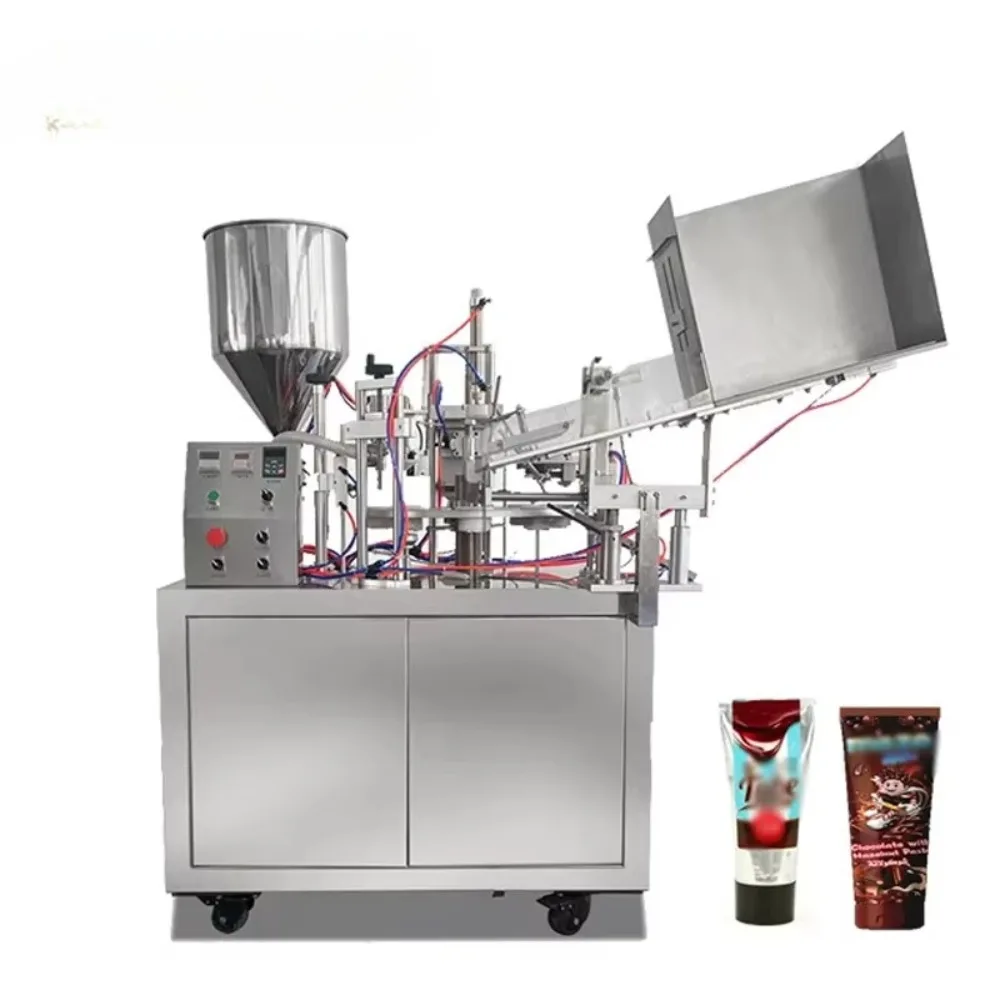 Automatic Tube Filling and Sealing Machine Chocolate & Liquid Tube Filling Equipment for Gel Application in Chemistry