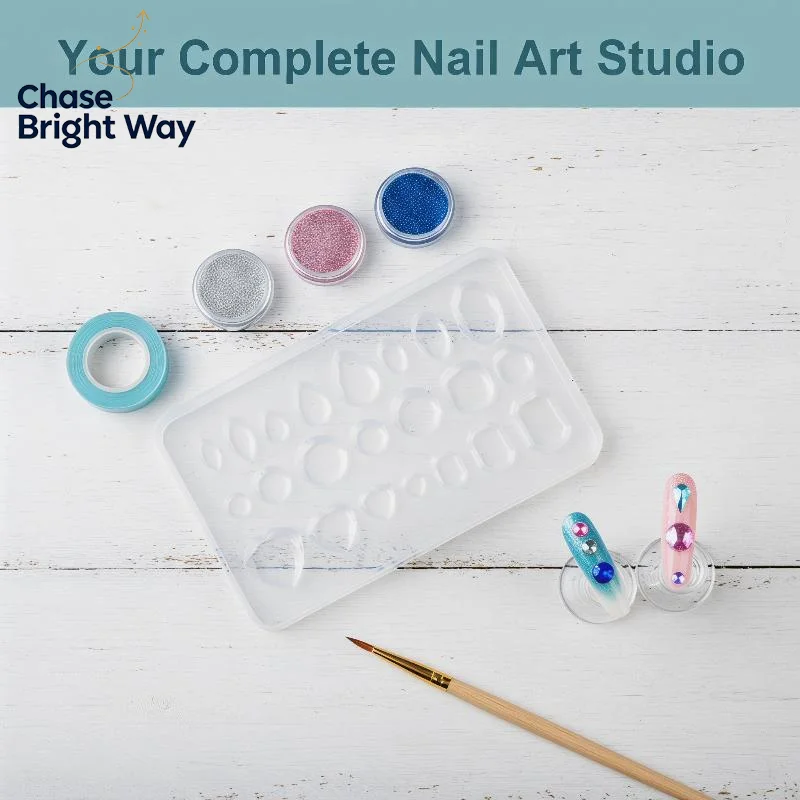 3D Silicone Mold for Nail Art DIY Create Distinctive Nail Designs