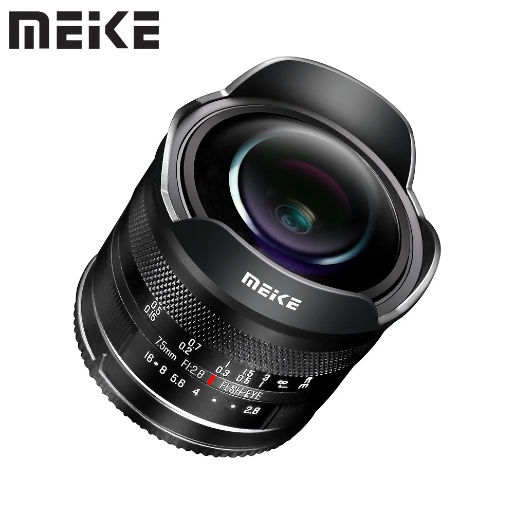 Meike 7.5mm F2.8 APS-C Ultra Wide-Angle Manual Fisheye Lens for Fujifilm XF XS-10 X-E4 X-H2S X-T30 X-T4 X-Pro3/2, X-M1 XH1 XE2/E