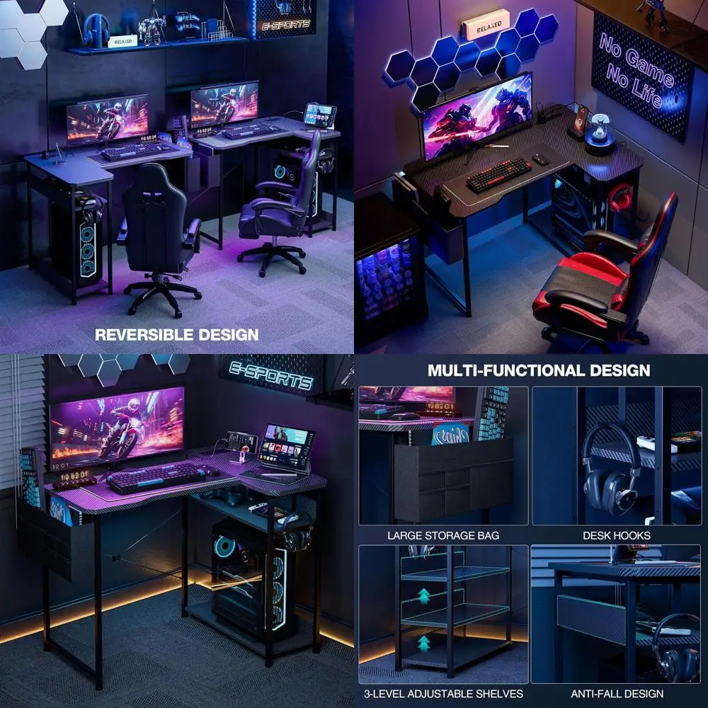 L Shaped Gaming Des…