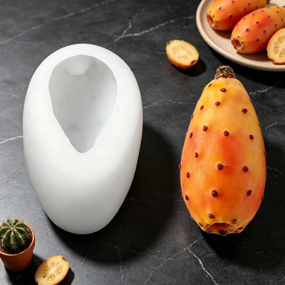 Food Grade Silicone Cake Mold Single-Cell Artificial Cactus Shape Mould for Chocolate Mousse Jelly Pudding Dessert Baking