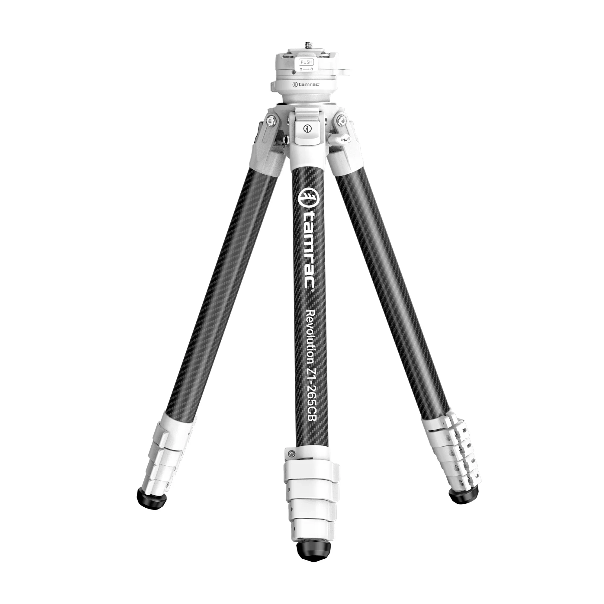 Tamrac Revolution Z1-265CB Carbon Fiber Camera Tripod 360° Ball Head, Telescopic, Detachable, Lightweight Travel Stand