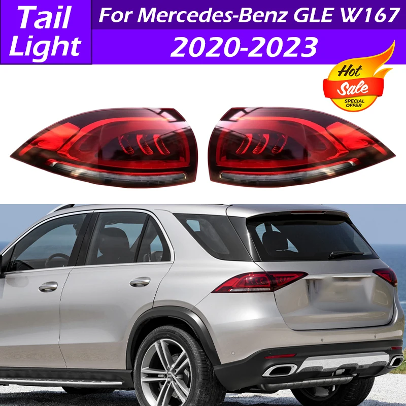 

A1679063104 A1679063204 LED Car Rear Bumper Tail Light Stop Brake Lamp Taillights For Mercedes-Benz GLE W167 2020 2021 2022 2023