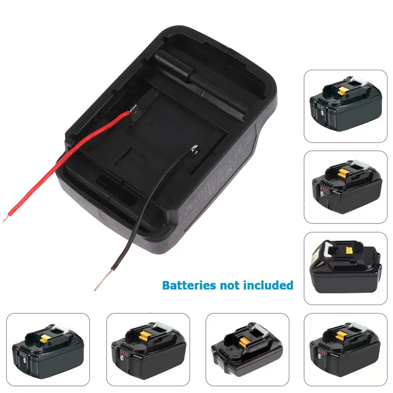 Power Battery Adapter Wheel for Makita 14.4V-18V LXT Lithium-Ion Battery Connector for DIY Rc Car Toys Robotics and Rc Truck