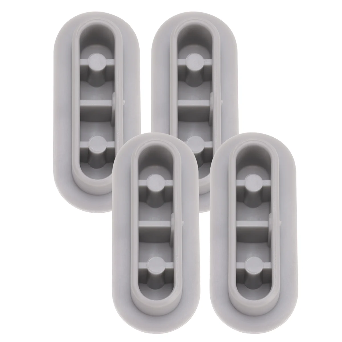 4 Pcs Increase The Height of Toilet Seat Cushioning Pad Spacer Bumper Stabilizer