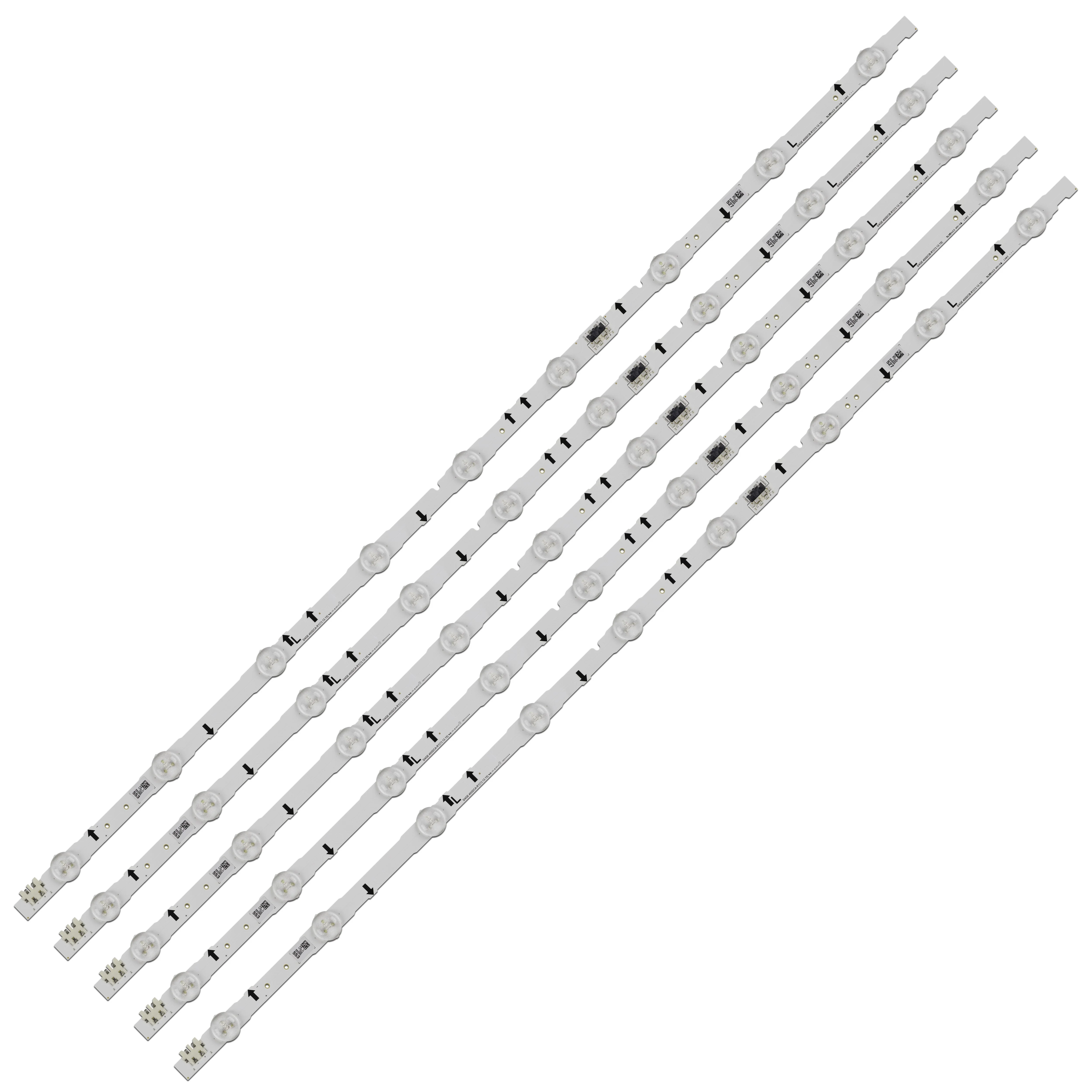 

Комплект из 10 светодиодных лент для телевизоров UN40H6350, UE40J5150, UE40J5500, UE40J5510, UN40H6400, UN40J5500AF, UE40H5270AU, UE40J5500AK, UE40H5035AK