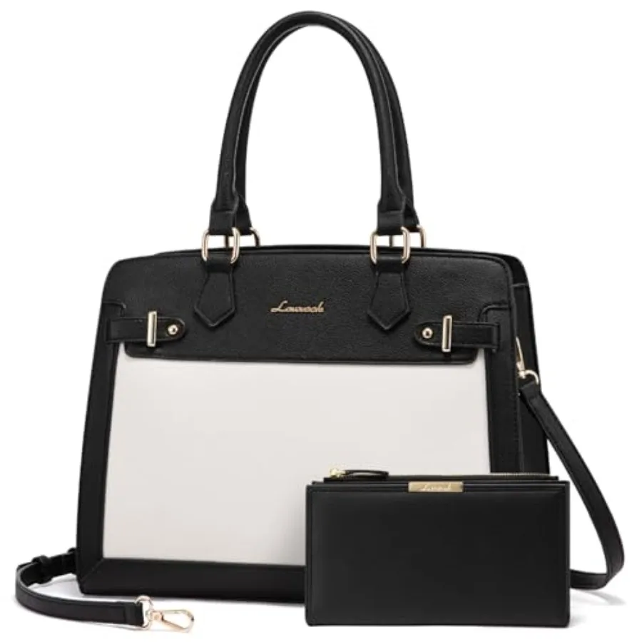 LOVEVOOK Purses and Handbags for Women Tote Shoulder Bag Satchel Purse and PU Leather Top Handle for ladies