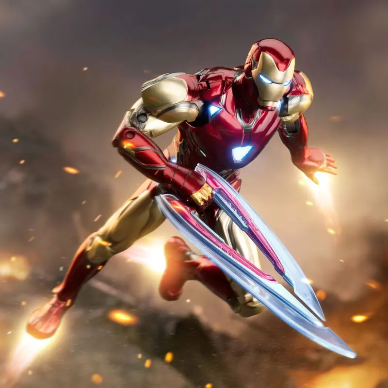 ZD 토이즈 오리지널 아이언맨 MK85 뉴 2.0 액션 피규어 토니 스타크 메카 모델 가동형 애니메이션 어벤져스 컬렉션 장난감 소년 선물