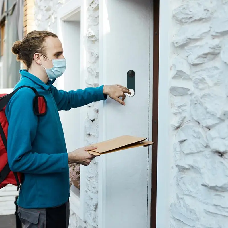 Capa protetora de silicone para campainha do Google Nest, Câmera UV, Resistente às intempéries, Impermeável, Visão Noturna, Capa de sílica