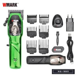 Wmark NG-9003 Hoge Snelheid 10000Rpm Heren Professionele Kapper Draadloze Kapper, Baard Trimmer Kapper Tool