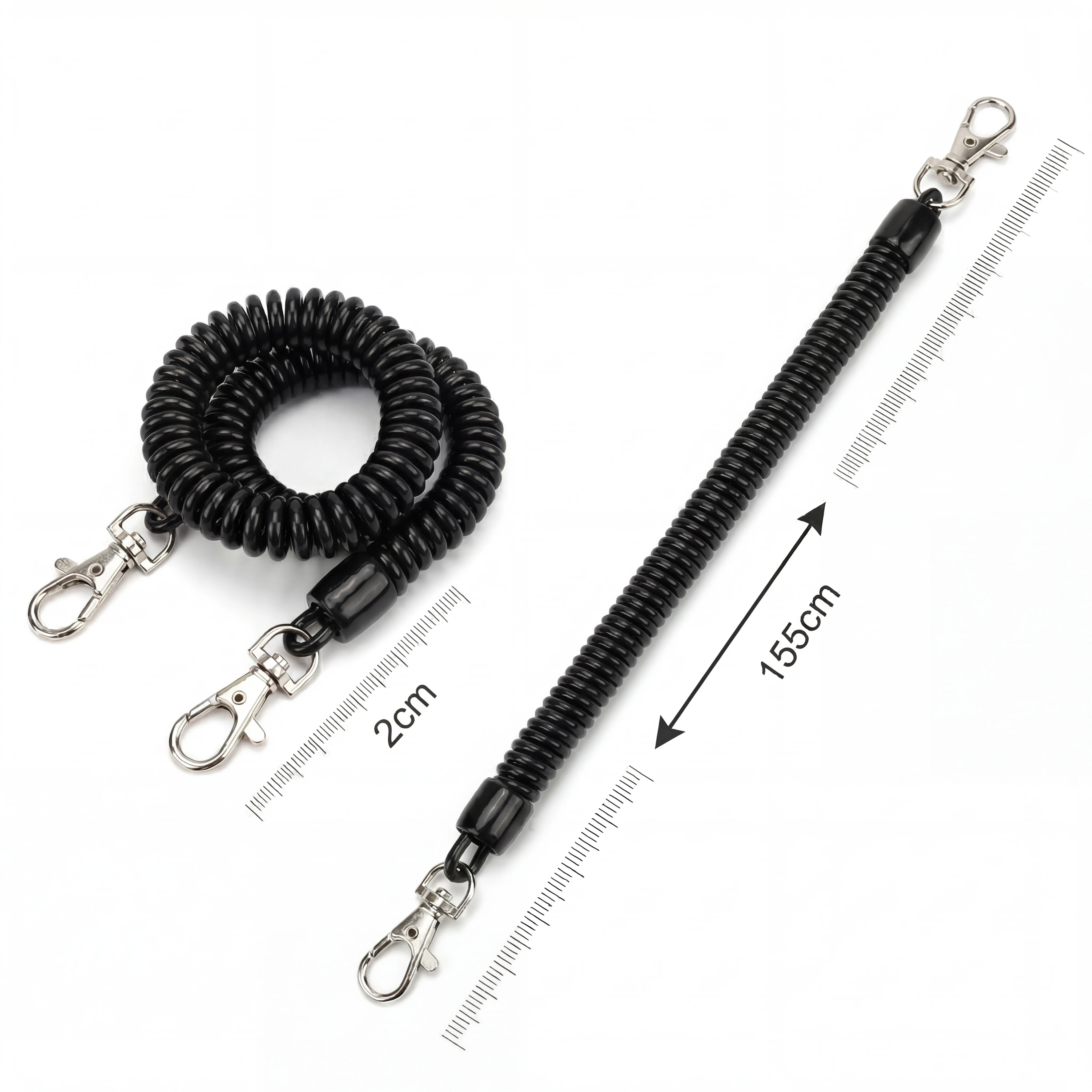 

Tactical Anti-lost Elastic Lanyard Rope Quick Disassembly Safety Rope Outdoor Equipment Tools Pinpointers Anti-lost Hook