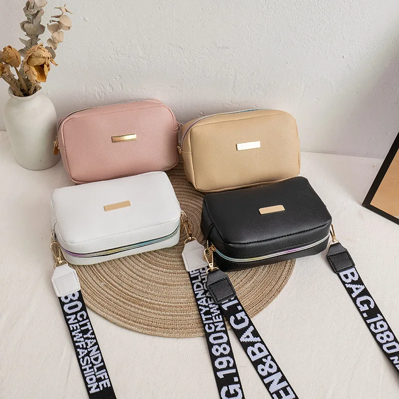 Frauen Handtasche und Geldbörse einfache Designer Mode lässig Umhängetasche breiten Riemen Umhängetasche weibliche kleine Telefon Umhängetasche – Detail 15
