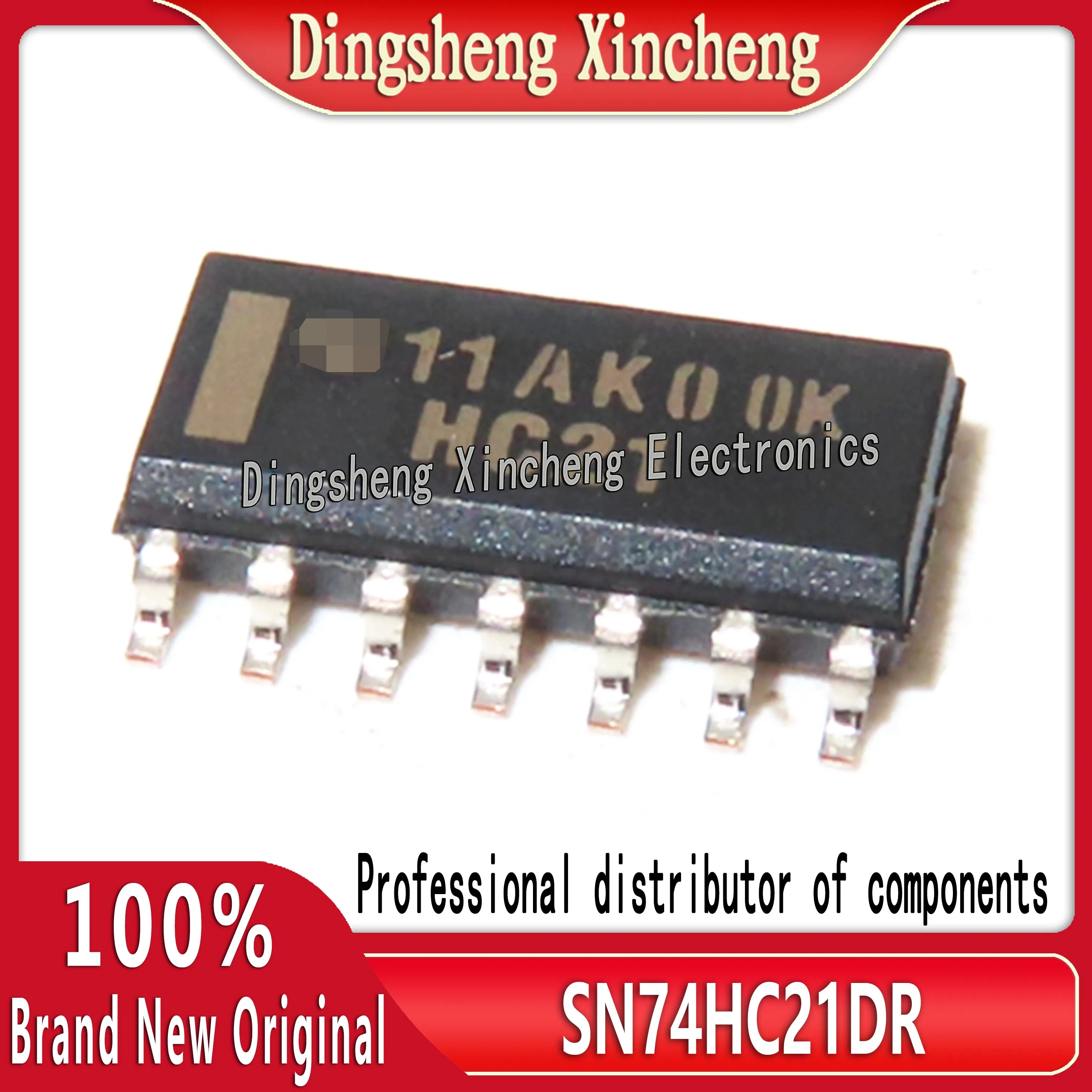 New original SN74HC21DR HC21 3.9mm wide SMD SOP-14 logic chip can be matched with a single chip