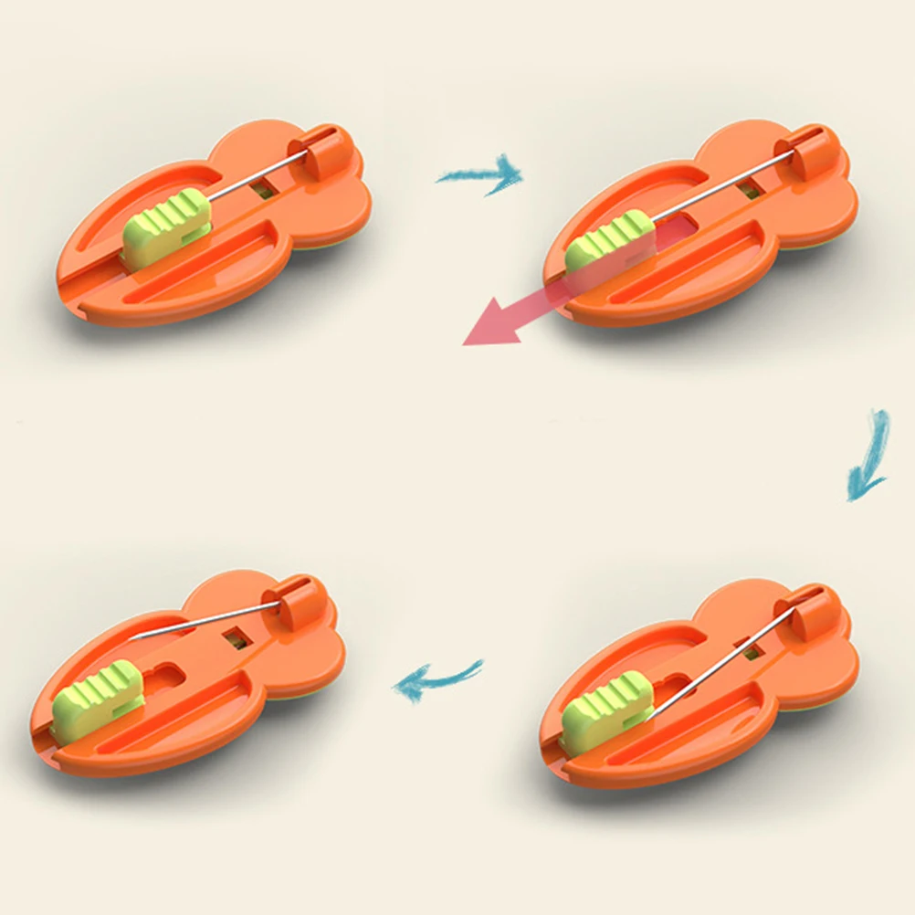 

6Pcs Safety Pins Carrot Design Rustproof Steel Diaper Brooch Locking Closure Creative Clothes Pin Pins