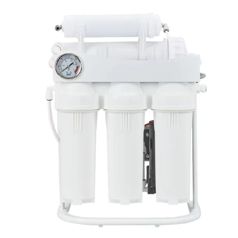 Reverse Osmosis Water Filter Tankless Under Sink RO Purifier System for Home Kitchen With Faucet & Stainless Steel Support Frame