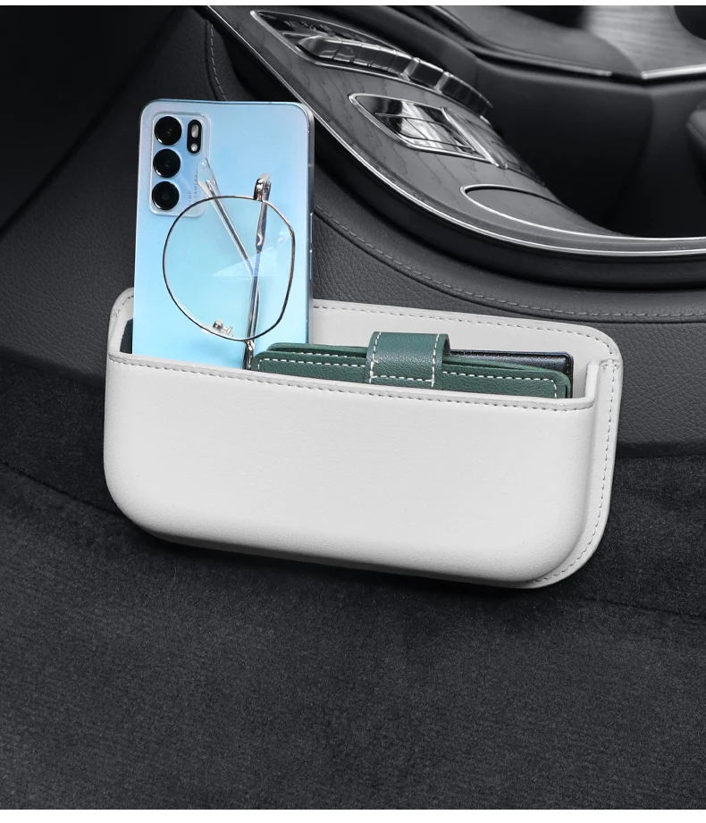 Auto-Organizer-Netztasche, beliebig platzierbar, Auto-Aufbewahrungstasche, Organizer-Tasche für die Rückseite des Sitzes und die Seitentür, Aufbewahrungsbox zum Ordnen von Telefon und Schlüssel – Detail 16