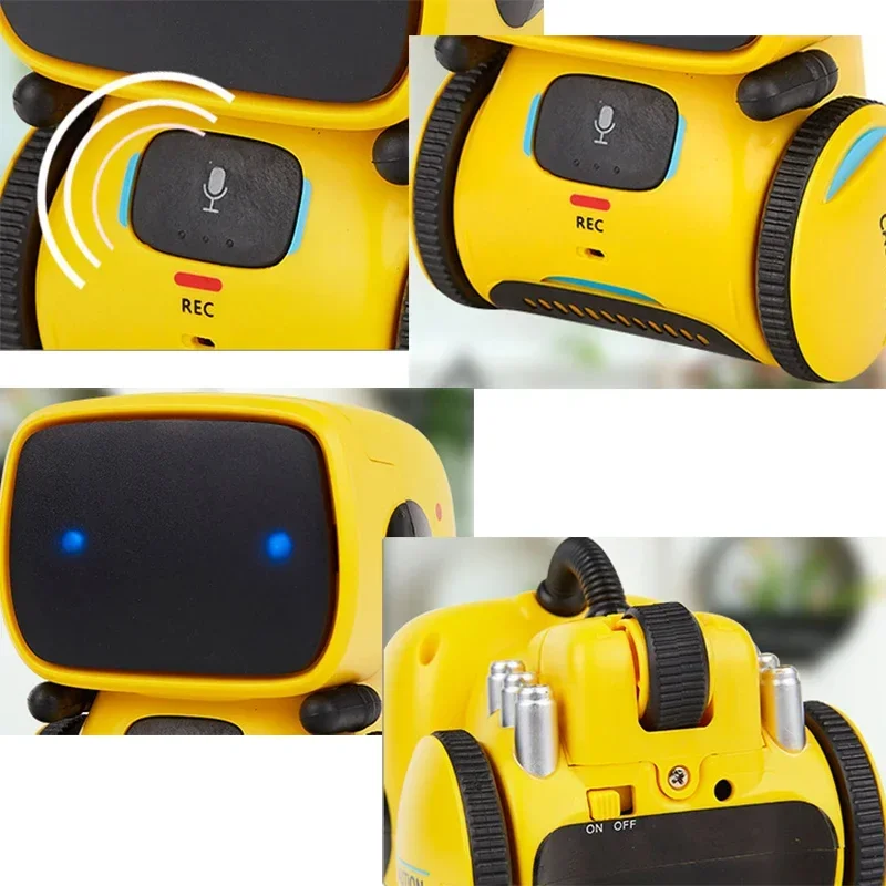 Voice Remote Control Smart Robots Rc Electric Toy for Kids Boys 2 To 4 Years Old Girls Children Gift Touch Sensing Dancing Music