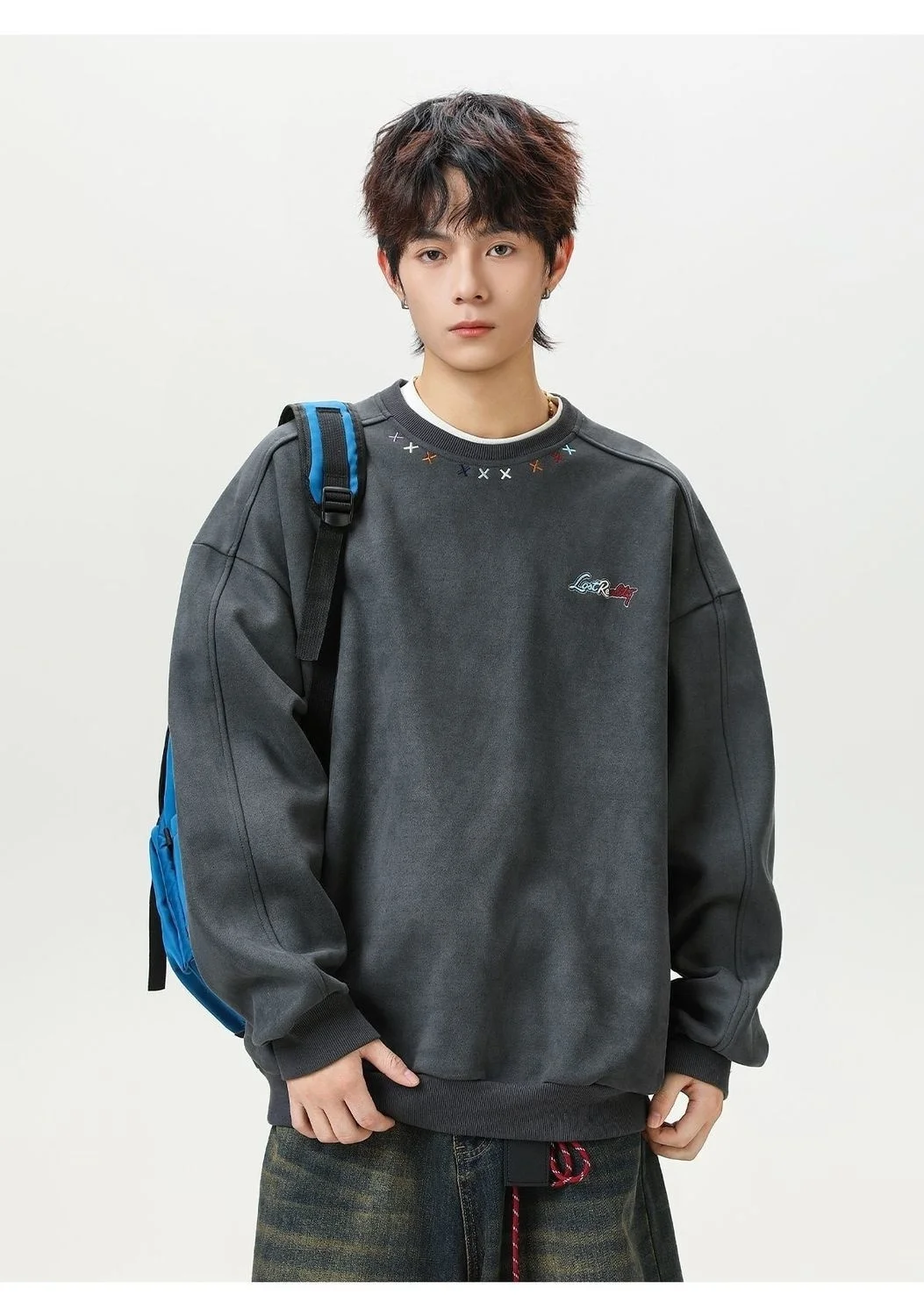 

Мужские винтажные толстовки без капюшона из замши с мягким ворсом, текстурированные, бархатистые, пушистые, шелковистые, гладкие, атласные, элегантные