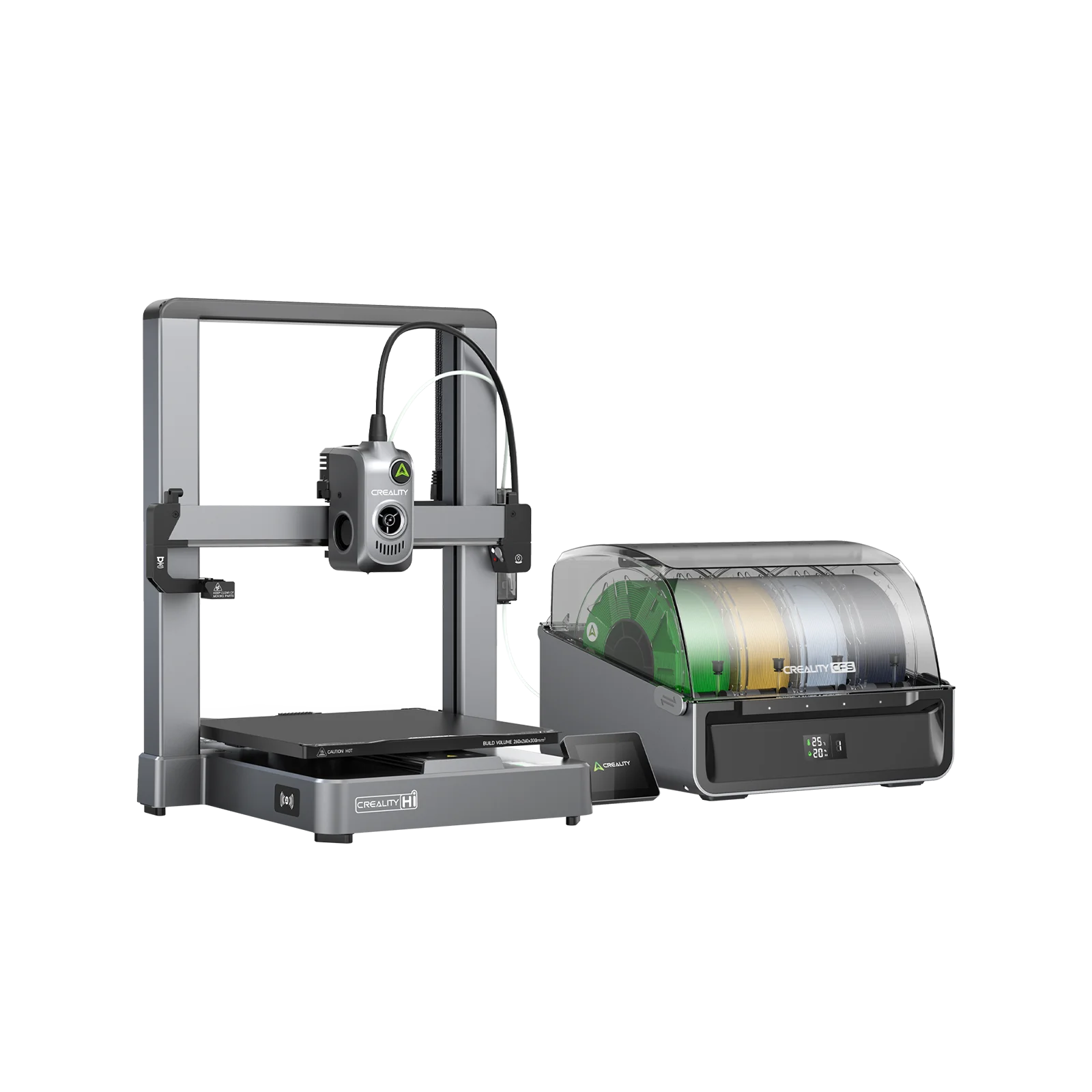 Impresora 3d Hi Combo 16 Colors 260*260*300mm Build Volume 500mm/s Max Speed USB/Wifi Industrial PLA Dual-gear Extruder Auto