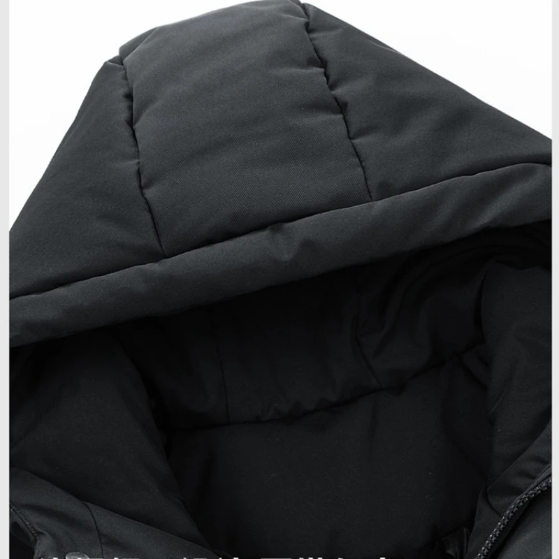 معطف رجالي سميك مبطن بالقطن، نمط ملابس العمل في الهواء الطلق، يحافظ على الدفء في موسم الخريف والشتاء.